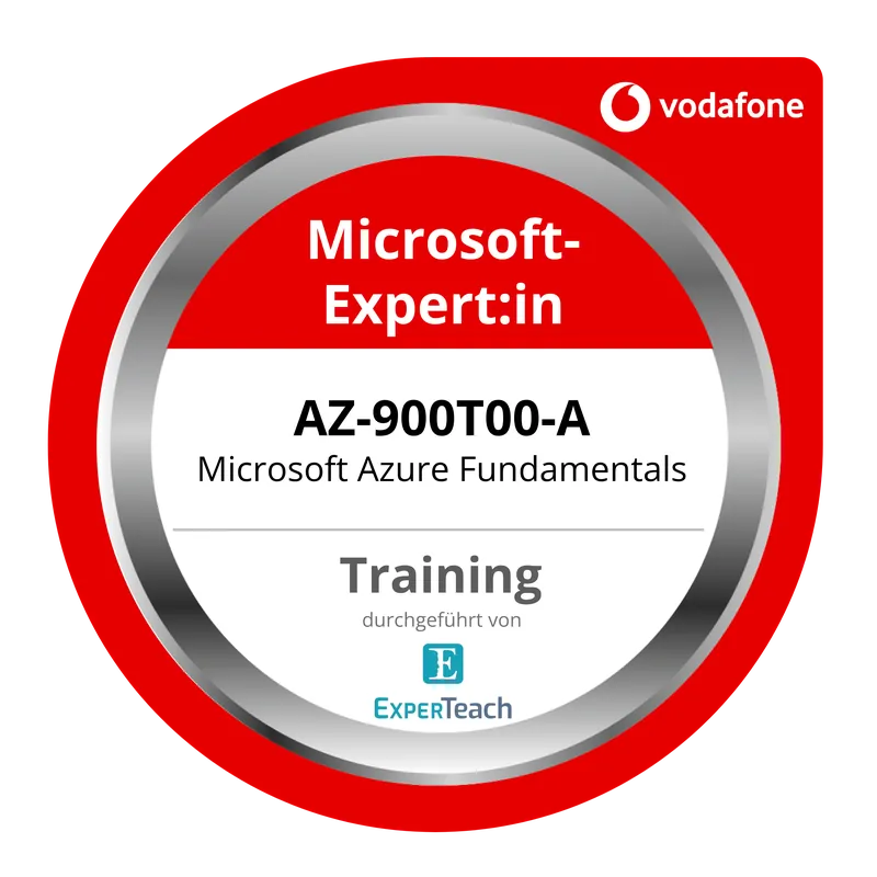 Abzeichen Microsoft-Expert:in AZ-900T00-A Microsoft Azure Fundamentals